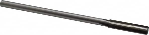 Made in USA - 0.34" Carbide-Tipped 8 Flute Chucking Reamer - Exact Tooling