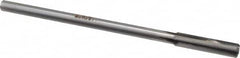 Made in USA - 0.342" Carbide-Tipped 4 Flute Chucking Reamer - Straight Flute, 9/32" Straight Shank, 1-1/2" Flute Length, 6" OAL - Exact Tooling