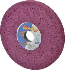 Norton - 8" Diam x 1-1/4" Hole x 1" Thick, H Hardness, 46 Grit Surface Grinding Wheel - Aluminum Oxide, Type 5, Coarse Grade, 3,600 Max RPM, Vitrified Bond, One-Side Recess - Exact Tooling