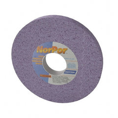 Norton - 12" Diam x 3" Hole x 1" Thick, H Hardness, 46 Grit Surface Grinding Wheel - Ceramic, Type 1, Coarse Grade, 2,710 Max RPM, Vitrified Bond, No Recess - Exact Tooling