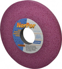 Norton - 12" Diam x 3" Hole x 1" Thick, H Hardness, 46 Grit Surface Grinding Wheel - Aluminum Oxide, Type 1, Coarse Grade, 2,710 Max RPM, Vitrified Bond, No Recess - Exact Tooling