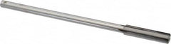 Made in USA - 0.408" Carbide-Tipped 4 Flute Chucking Reamer - Straight Flute, 5/16" Straight Shank, 1-3/4" Flute Length, 7" OAL - Exact Tooling