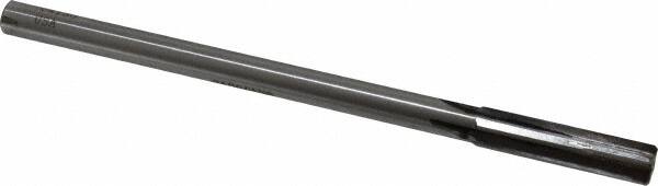 Made in USA - 0.418" Carbide-Tipped 4 Flute Chucking Reamer - Straight Flute, 3/8" Straight Shank, 1-3/4" Flute Length, 7" OAL - Exact Tooling