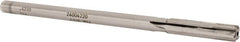 Made in USA - 0.422" Carbide-Tipped 4 Flute Chucking Reamer - Exact Tooling