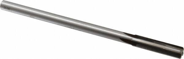 Made in USA - 0.423" Carbide-Tipped 4 Flute Chucking Reamer - Straight Flute, 3/8" Straight Shank, 1-3/4" Flute Length, 7" OAL - Exact Tooling