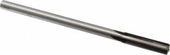 Made in USA - 0.423" Carbide-Tipped 4 Flute Chucking Reamer - Straight Flute, 3/8" Straight Shank, 1-3/4" Flute Length, 7" OAL - Exact Tooling