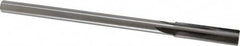 Made in USA - 0.435" Carbide-Tipped 4 Flute Chucking Reamer - Straight Flute, 3/8" Straight Shank, 1-3/4" Flute Length, 7" OAL - Exact Tooling