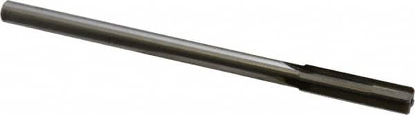 Made in USA - 0.439" Carbide-Tipped 4 Flute Chucking Reamer - Straight Flute, 3/8" Straight Shank, 1-3/4" Flute Length, 7" OAL - Exact Tooling