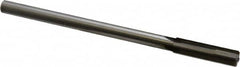Made in USA - 0.439" Carbide-Tipped 4 Flute Chucking Reamer - Straight Flute, 3/8" Straight Shank, 1-3/4" Flute Length, 7" OAL - Exact Tooling