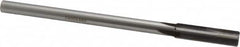 Made in USA - 0.444" Carbide-Tipped 4 Flute Chucking Reamer - Straight Flute, 3/8" Straight Shank, 1-3/4" Flute Length, 7" OAL - Exact Tooling