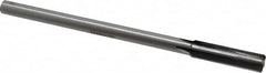 Made in USA - 0.445" Carbide-Tipped 4 Flute Chucking Reamer - Straight Flute, 3/8" Straight Shank, 1-3/4" Flute Length, 7" OAL - Exact Tooling