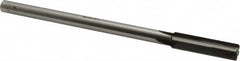 Made in USA - 0.46" Carbide-Tipped 4 Flute Chucking Reamer - Straight Flute, 3/8" Straight Shank, 1-3/4" Flute Length, 7" OAL - Exact Tooling