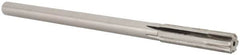 Made in USA - 0.485" Carbide-Tipped 6 Flute Chucking Reamer - Straight Flute, 7/16" Straight Shank, 2" Flute Length, 8" OAL - Exact Tooling