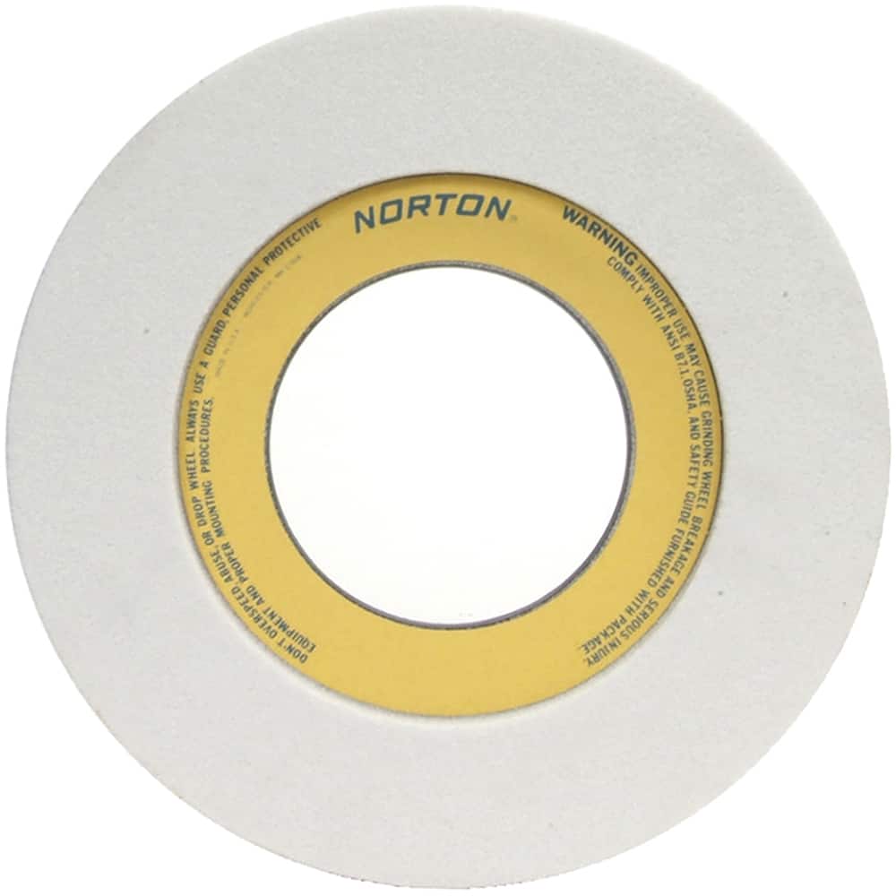 Norton - 14" Diam x 5" Hole x 2" Thick, H Hardness, 60 Grit Surface Grinding Wheel - Exact Tooling