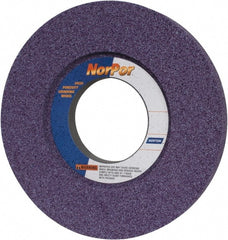 Norton - 14" Diam x 5" Hole x 1-1/2" Thick, H Hardness, 46 Grit Surface Grinding Wheel - Ceramic, Type 5, Coarse Grade, 2,320 Max RPM, Vitrified Bond, One-Side Recess - Exact Tooling