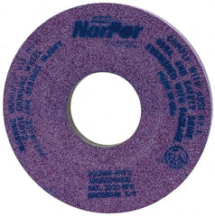 Norton - 14" Diam x 5" Hole x 1-1/2" Thick, H Hardness, 60 Grit Surface Grinding Wheel - Ceramic, Type 5, Medium Grade, 2,320 Max RPM, Vitrified Bond, One-Side Recess - Exact Tooling