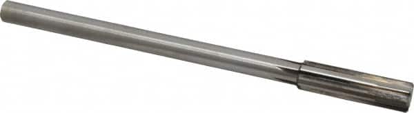 Made in USA - 0.564" Carbide-Tipped 6 Flute Chucking Reamer - Straight Flute, 7/16" Straight Shank, 2" Flute Length, 8" OAL - Exact Tooling