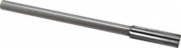 Made in USA - 0.569" Carbide-Tipped 6 Flute Chucking Reamer - Exact Tooling