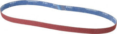 Norton - 1" Wide x 42" OAL, 36 Grit, Ceramic Abrasive Belt - Ceramic, Very Coarse, Coated, Y Weighted Cloth Backing, Series R981 - Exact Tooling