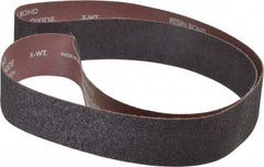 Norton - 2" Wide x 60" OAL, 36 Grit, Aluminum Oxide Abrasive Belt - Aluminum Oxide, Very Coarse, Coated, Series R228 - Exact Tooling
