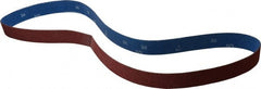 Norton - 1-1/2" Wide x 60" OAL, 36 Grit, Ceramic Abrasive Belt - Ceramic, Very Coarse, Coated, Y Weighted Cloth Backing, Series R981 - Exact Tooling