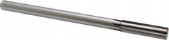 Made in USA - 0.631" Carbide-Tipped 6 Flute Chucking Reamer - Straight Flute, 9/16" Straight Shank, 2-1/4" Flute Length, 9" OAL - Exact Tooling