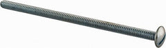 Value Collection - #10-24 UNC, 4" Length Under Head Slotted Drive Machine Screw - Truss Head, Grade 2 Steel, Zinc-Plated Finish, Without Washer - Exact Tooling
