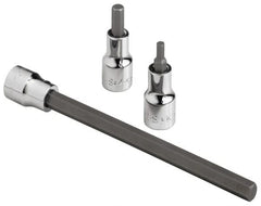 SK - 3/8" Drive, 9/64" Hex Bit Socket - 1-11/16" OAL - Exact Tooling