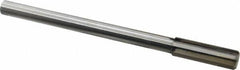Made in USA - 0.71" Carbide-Tipped 6 Flute Chucking Reamer - Straight Flute, 9/16" Straight Shank, 2-1/4" Flute Length, 9" OAL - Exact Tooling