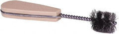 Weiler - 5/8" Diam Helical Tube Brush - 1" Brush Length, 6-1/2" OAL - Exact Tooling