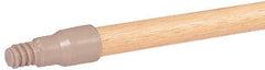 Weiler - 60 x 15/16" Wood Handle for Perma Sweep Floor Brushes - Threaded Connection, Tan - Exact Tooling
