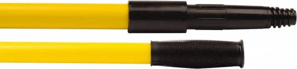 Weiler - 60 x 0.0833" Fiberglass Handle for Tapered or Threaded Holes - Threaded Connection, Yellow - Exact Tooling