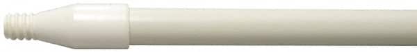 Weiler - 60 x 0.0833" Fiberglass Squeegee Handle - Threaded Connection, White - Exact Tooling