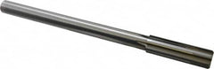 Made in USA - 0.764" Carbide-Tipped 6 Flute Chucking Reamer - Straight Flute, 5/8" Straight Shank, 2-1/2" Flute Length, 9-1/2" OAL - Exact Tooling