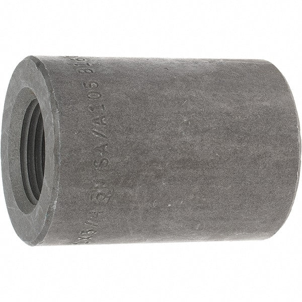 Made in USA - Size 1 x 3/4", Class 3,000, Forged Carbon Steel Black Pipe Reducing Coupling - 3,000 psi, Threaded End Connection - Exact Tooling