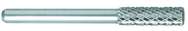 SC-52 -- 4mm x 12mm LOC x 6mm Shank x 50mm OAL Pointed Tree Carbide Medium Tough Cut Burr - Exact Tooling
