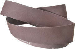Norton - 2" Wide x 60" OAL, 180 Grit, Aluminum Oxide Abrasive Belt - Aluminum Oxide, Very Fine, Coated, Series R228 - Exact Tooling