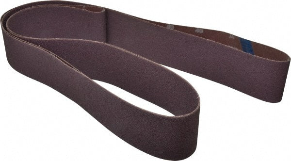 Norton - 3" Wide x 132" OAL, 40 Grit, Aluminum Oxide Abrasive Belt - Aluminum Oxide, Coarse, Coated, Series R228 - Exact Tooling