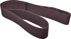Norton - 3" Wide x 132" OAL, 40 Grit, Aluminum Oxide Abrasive Belt - Aluminum Oxide, Coarse, Coated, Series R228 - Exact Tooling