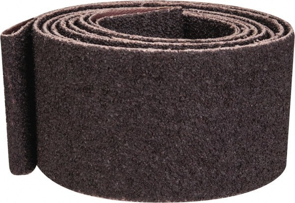 Norton - 2" Wide x 132" OAL, 36 Grit, Aluminum Oxide Abrasive Belt - Aluminum Oxide, Very Coarse, Coated, X Weighted Cloth Backing, Series R228 - Exact Tooling