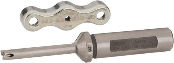 Iscar - 0.295 to 0.311" Diam, 5xD, 1.46" Max Depth, 1/2" Shank Diam, Replaceable Tip Drill - 8 Seat Size, DCM Toolholder, Series ChamDrill - Exact Tooling