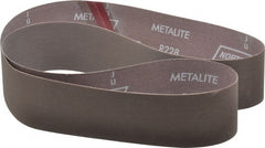 Norton - 2-1/2" Wide x 60" OAL, 320 Grit, Aluminum Oxide Abrasive Belt - Aluminum Oxide, Extra Fine, Coated, Series R228 - Exact Tooling