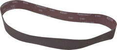 Norton - 2" Wide x 48" OAL, 240 Grit, Aluminum Oxide Abrasive Belt - Aluminum Oxide, Very Fine, Coated, Series R228 - Exact Tooling