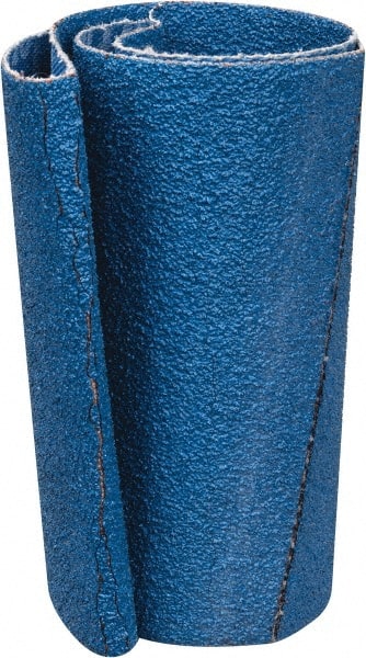 Norton - 3-1/2" Wide x 15-1/2" OAL, 60 Grit, Zirconia Alumina Abrasive Belt - Zirconia Alumina, Medium, Coated, X Weighted Cloth Backing, Series R823 - Exact Tooling