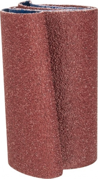 Norton - 6" Wide x 48" OAL, 36 Grit, Ceramic Abrasive Belt - Ceramic, Very Coarse, Coated, Y Weighted Cloth Backing, Series R984 - Exact Tooling