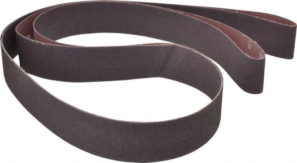 Norton - 2" Wide x 132" OAL, 50 Grit, Aluminum Oxide Abrasive Belt - Aluminum Oxide, Coarse, Coated, Series R228 - Exact Tooling