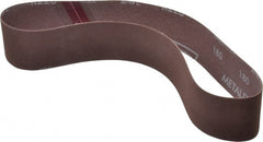 Norton - 2" Wide x 30" OAL, 180 Grit, Aluminum Oxide Abrasive Belt - Aluminum Oxide, Very Fine, Coated, Series R228 - Exact Tooling