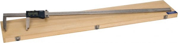 Fowler - 0 to 1,000mm Range, 0.01mm Resolution, Electronic Caliper - 4.9" Jaws, 10mm Accuracy, Serial Output - Exact Tooling