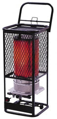 Heatstar - 125,000 BTU, Portable Propane Radiant Heater - 100 Lb Fuel Capacity, 16-1/4" Long x 16-1/4" Wide x 35" High - Exact Tooling