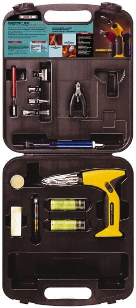 Solder-It - 13 Piece, Butane Multi Function Torch Kit with Liquid Energy Cell - Exact Tooling